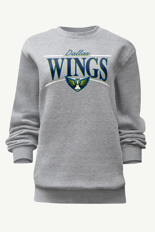 WOMENS WNBA DALLAS WINGS ARCH SWEATSHIRT - Grey