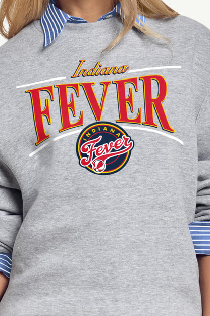 WOMENS WNBA INDIANA FEVER ARCH SWEATSHIRT - Grey