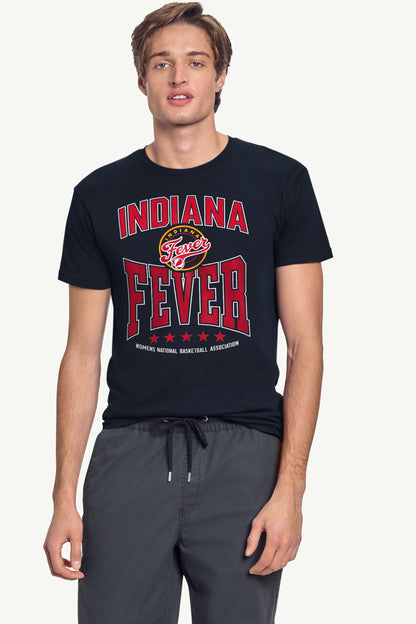 MENS WNBA INDIANA FEVER CENTER SQUEEZE T SHIRT - Navy