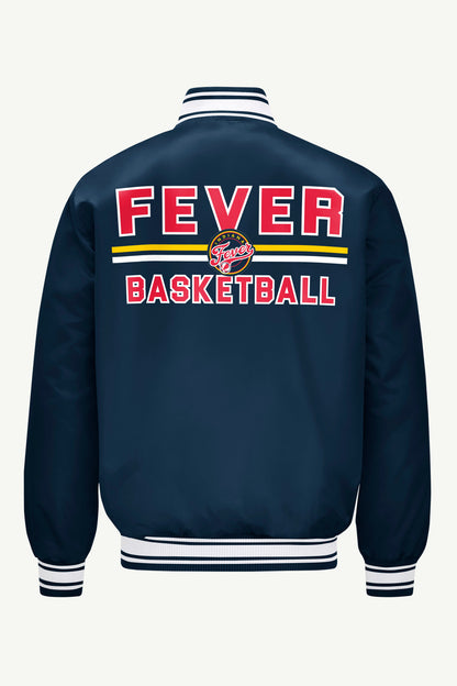MENS WNBA INDIANA FEVER VARSITY JACKET - Navy