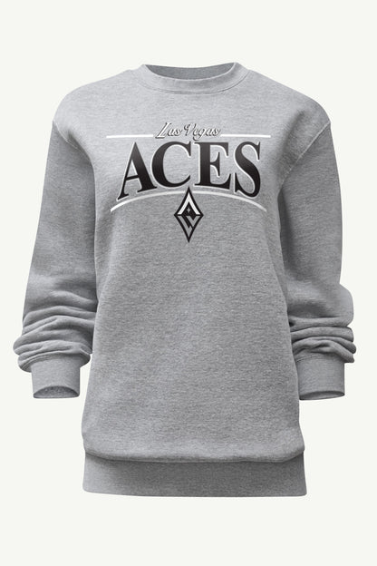 WOMENS WNBA LAS VEGAS ACES ARCH SWEATSHIRT - Grey