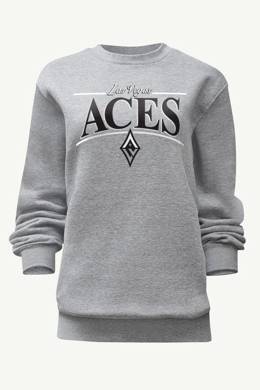 WOMENS WNBA LAS VEGAS ACES ARCH SWEATSHIRT - Grey