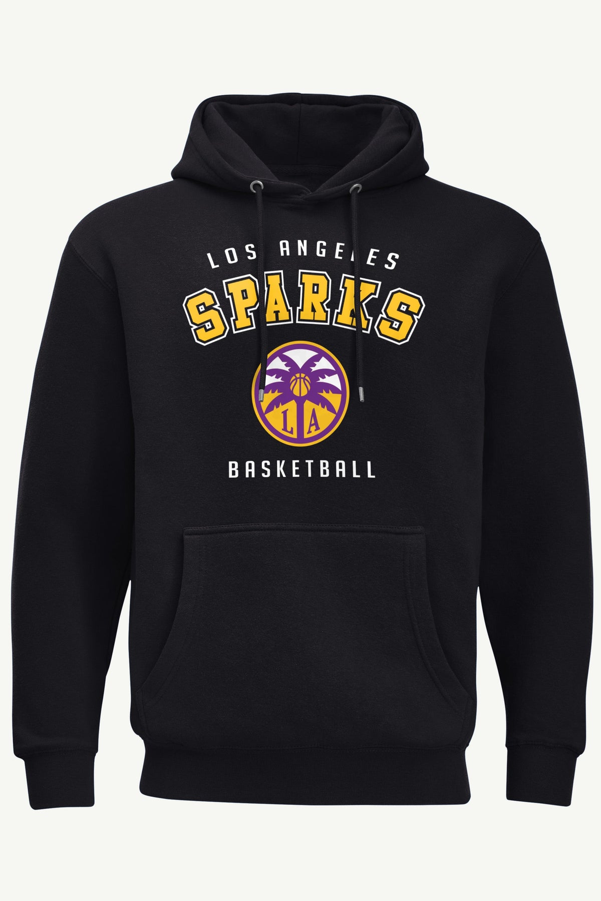 MENS LOS ANGELES SPARKS LOGO HOODIE - Black
