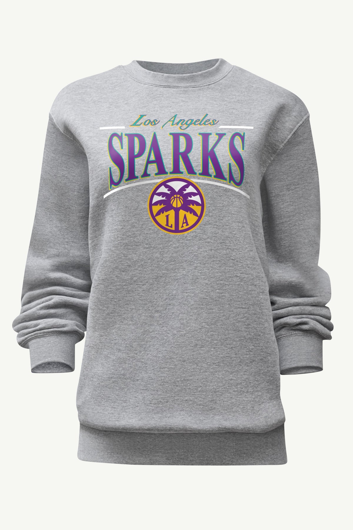 WOMENS WNBA LOS ANGELES SPARKS ARCH SWEATSHIRT - Grey