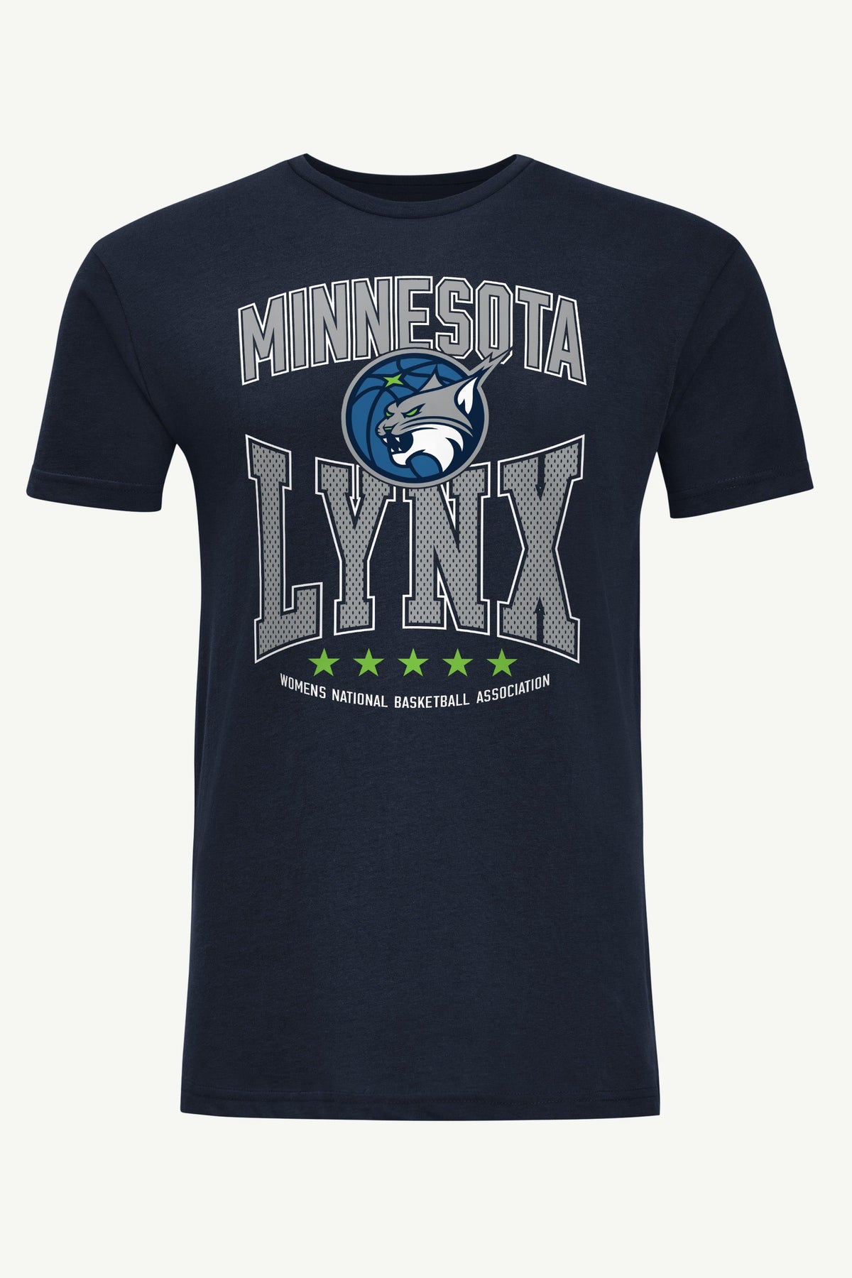 MENS WNBA MINNESOTA LYNX CENTER SQUEEZE T SHIRT - Navy