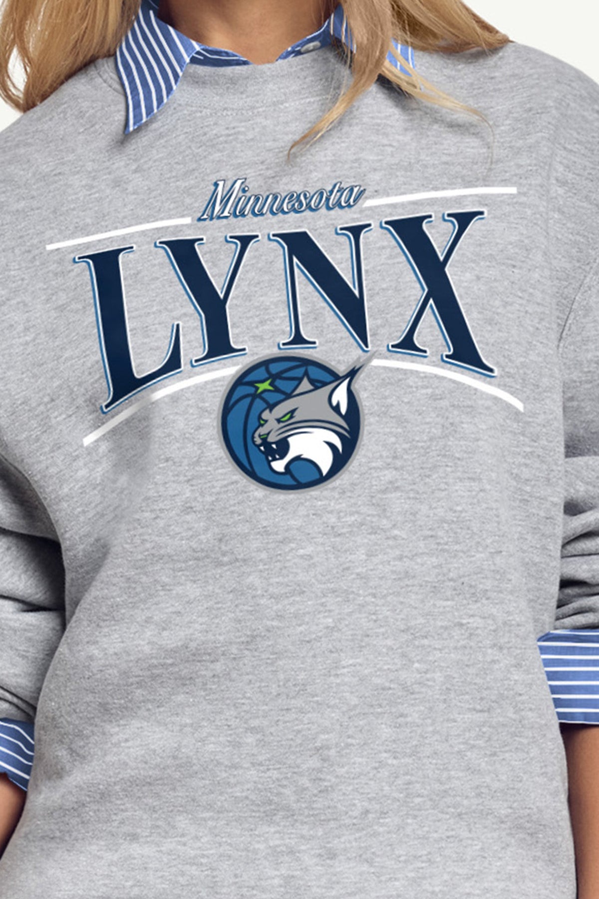 WOMENS WNBA MINNESOTA LYNX ARCH SWEATSHIRT - Grey