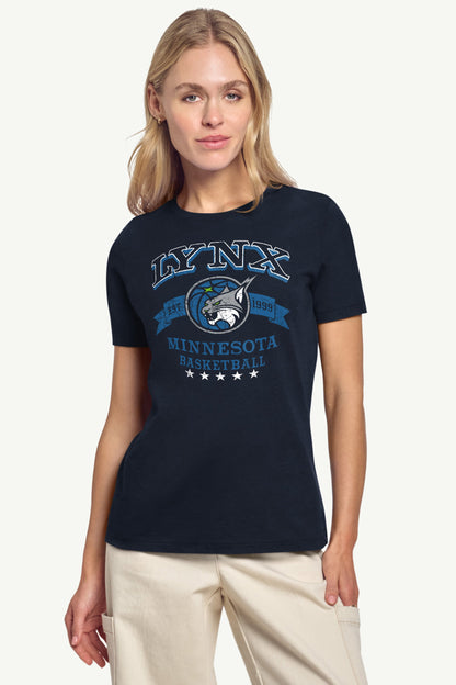 WOMENS WNBA MINNESOTA LYNX BLEACHERS & BANNER T SHIRT - Navy