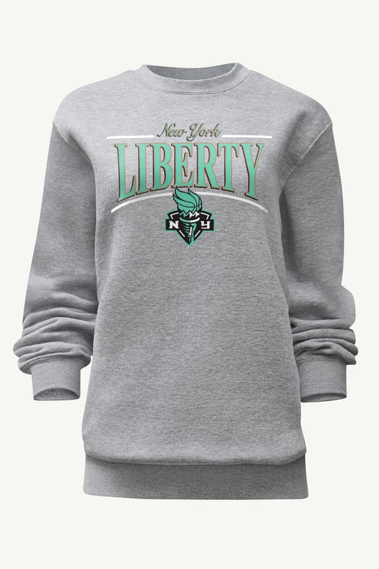 WOMENS WNBA NEW YORK LIBERTY ARCH SWEATSHIRT - Grey
