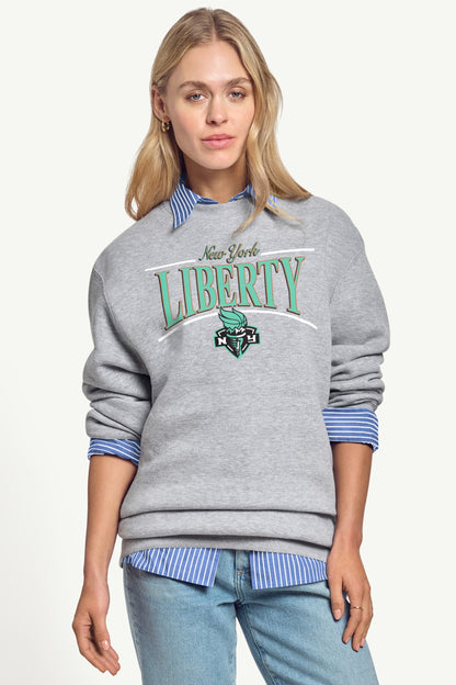 WOMENS WNBA NEW YORK LIBERTY ARCH SWEATSHIRT - Grey