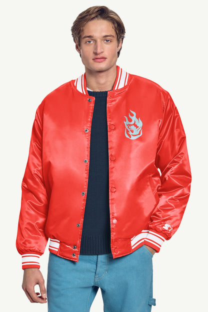 MENS WNBA PORTLAND FIRE VARSITY JACKET - Red