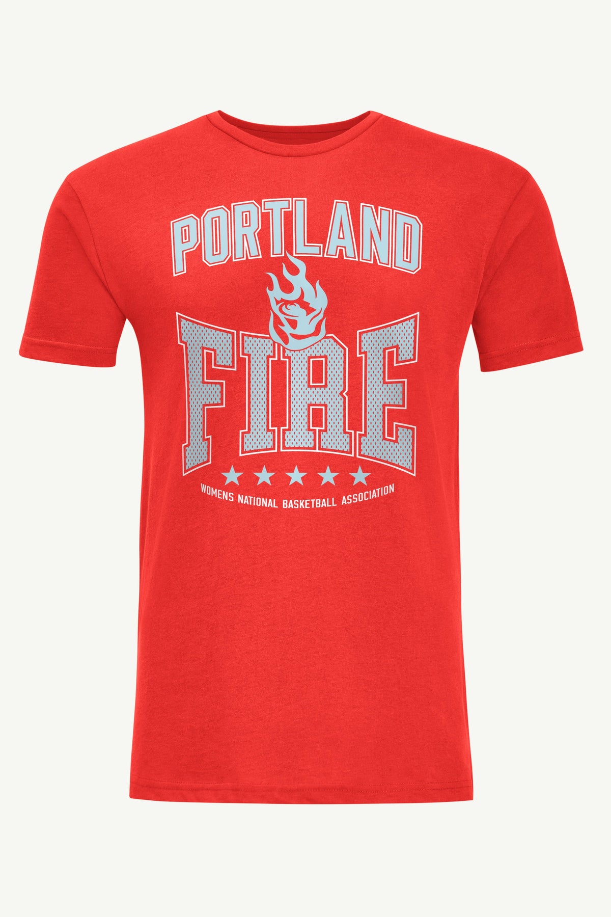 MENS WNBA PORTLAND FIRE CENTER SQUEEZE T SHIRT - Red