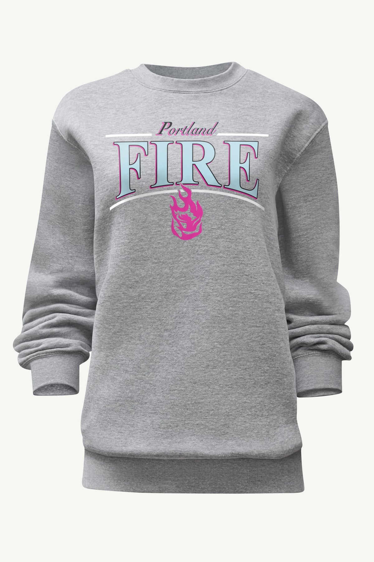 WOMENS WNBA PORTLAND FIRE ARCH SWEATSHIRT - Grey