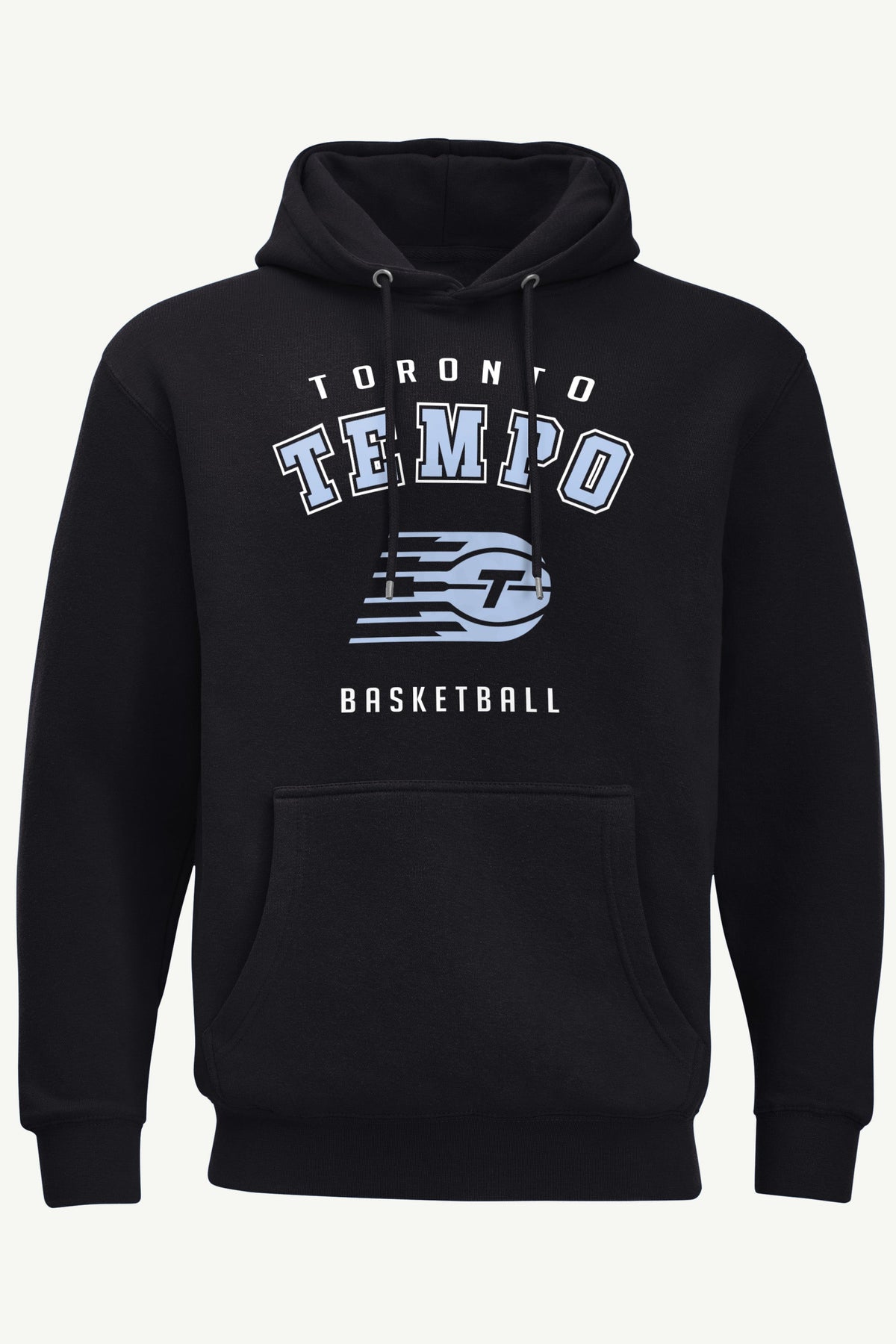 MENS TORONTO TEMPO LOGO HOODIE - Black