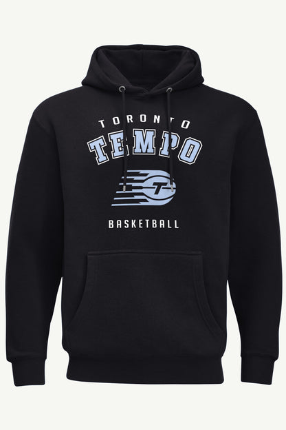 MENS TORONTO TEMPO LOGO HOODIE - Black