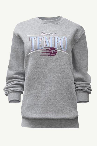 WOMENS WNBA TORONTO TEMPO ARCH SWEATSHIRT - Grey