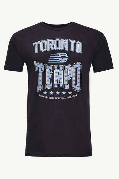 MENS WNBA TORONTO TEMPO CENTER SQUEEZE T SHIRT - Black