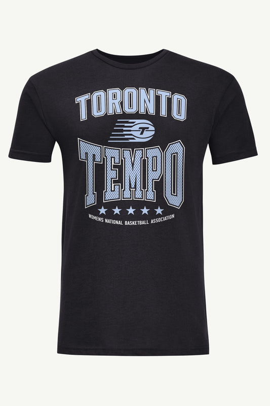 MENS WNBA TORONTO TEMPO CENTER SQUEEZE T SHIRT - Black