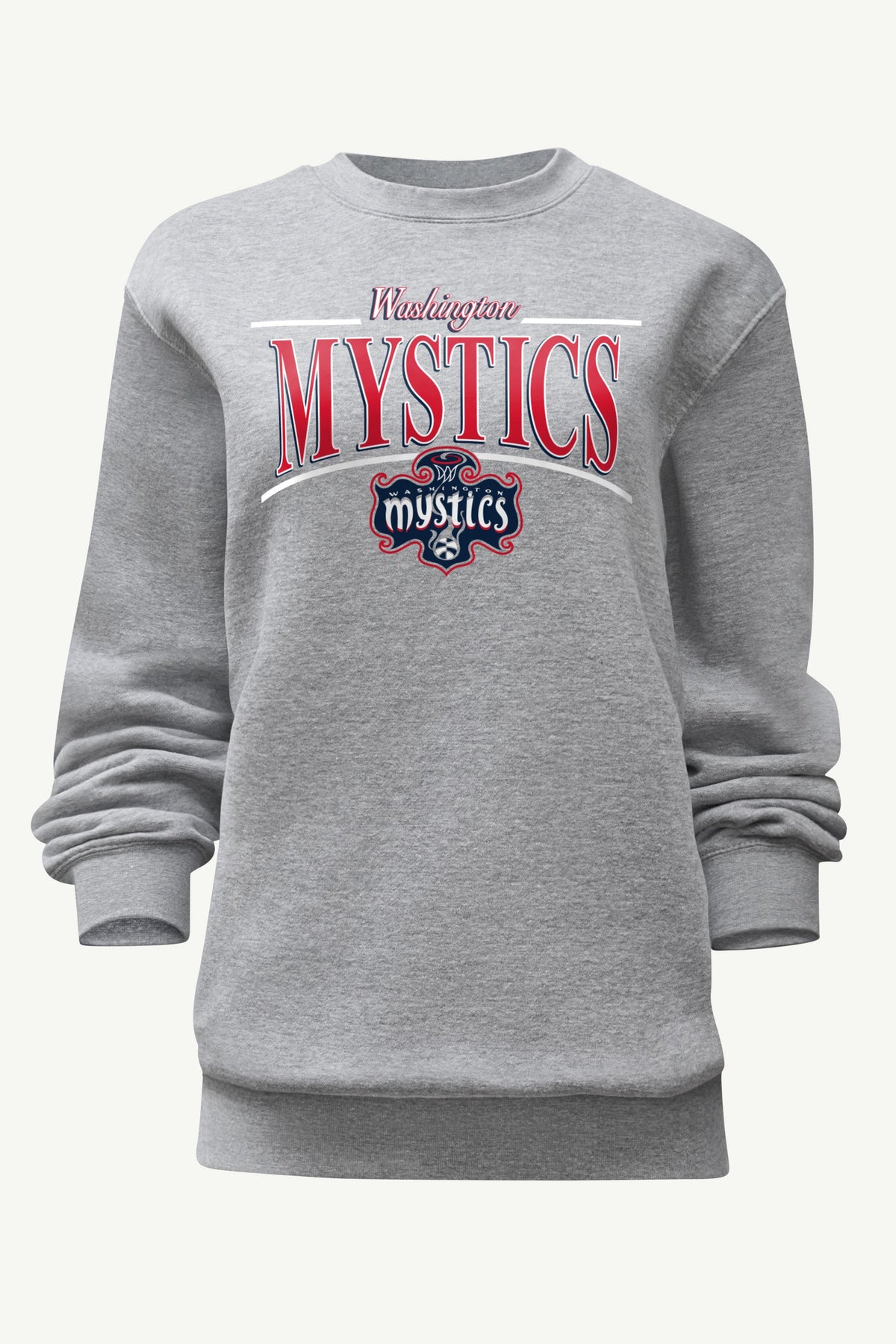 WOMENS WNBA WASHINGTON MYSTICS ARCH SWEATSHIRT - Grey
