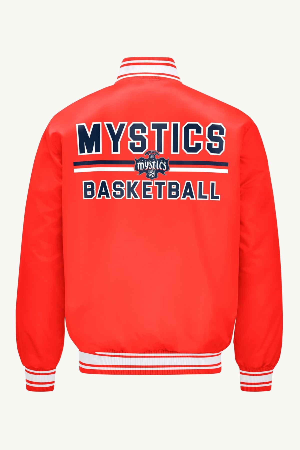 MENS WNBA WASHINGTON MYSTICS VARSITY JACKET - Red