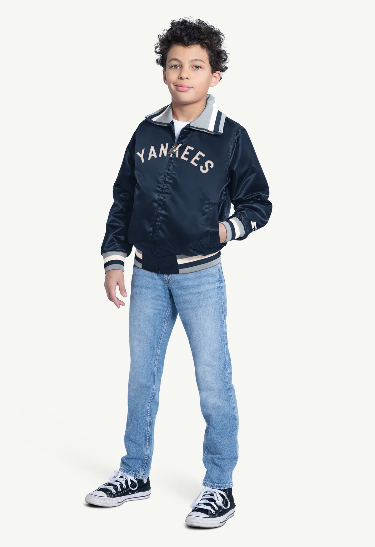 YOUTH NEW YORK YANKEES CAPTAIN JR. VARSITY JACKET - Multi