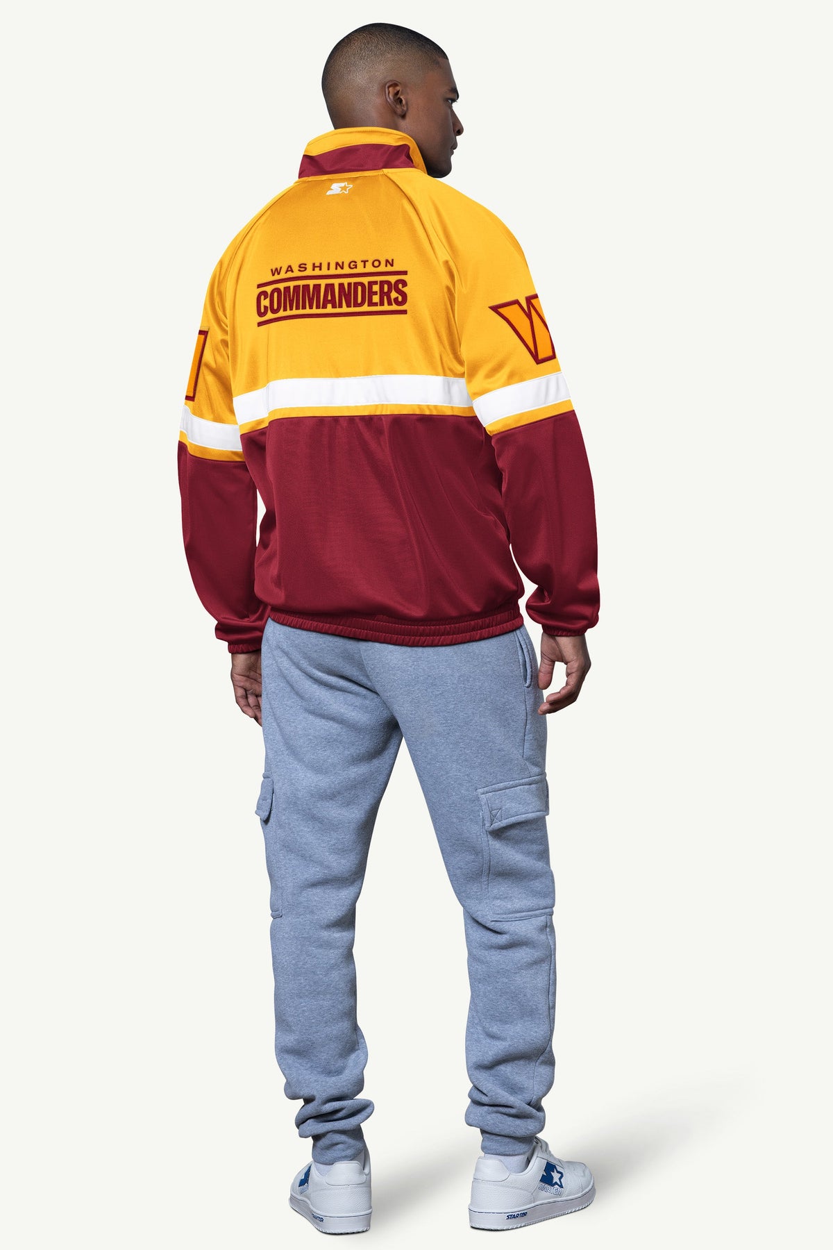 MENS WASHINGTON COMMANDERS VETERAN TRACK JACKET - Starter