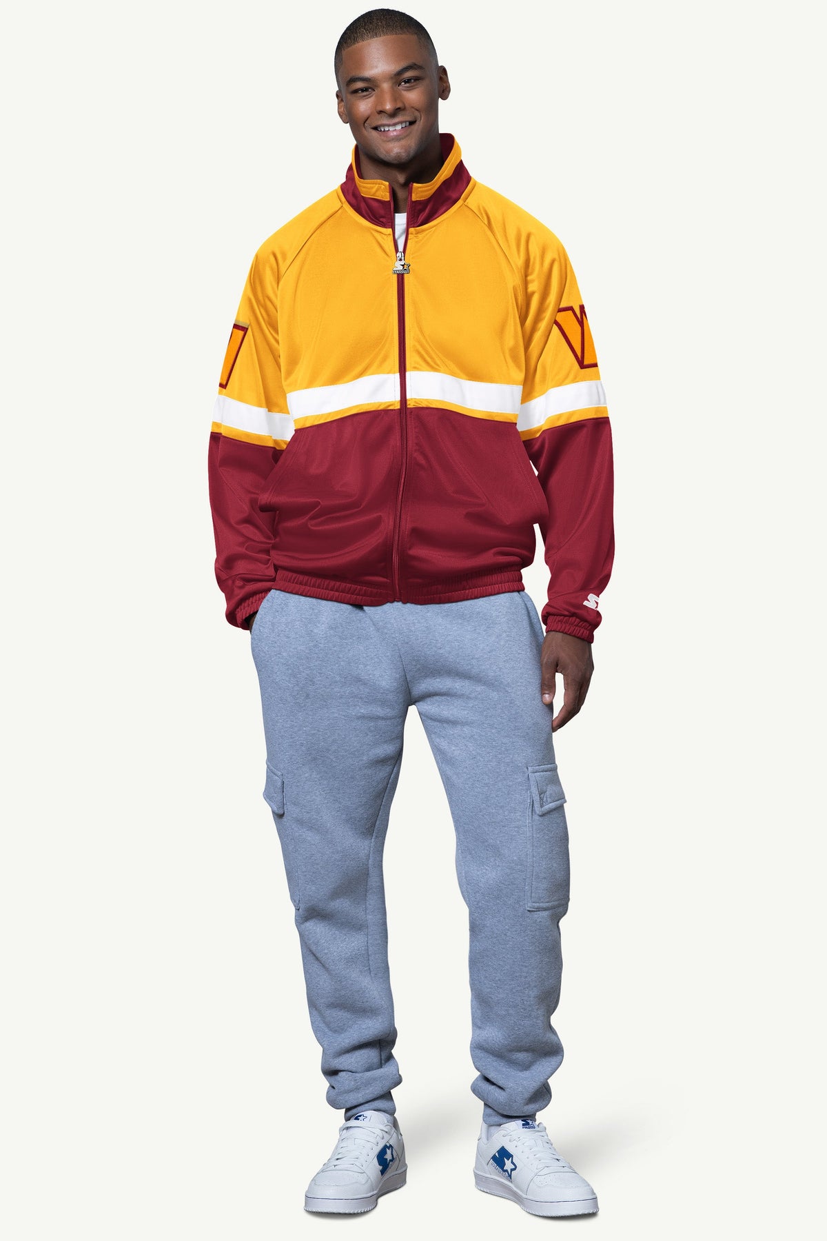 MENS WASHINGTON COMMANDERS VETERAN TRACK JACKET - Starter