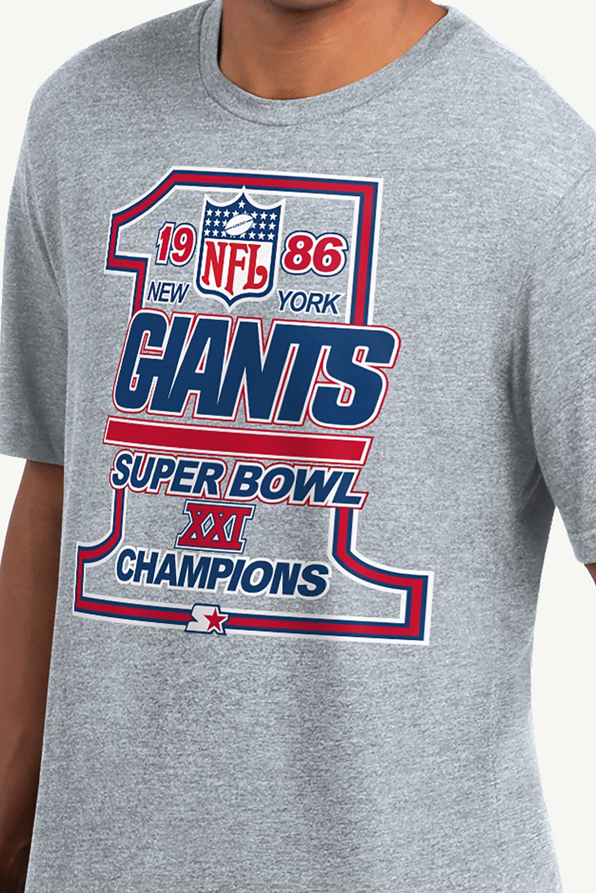 MENS NEW YORK GIANTS 40TH ANNIVERSARY T SHIRT - Multi