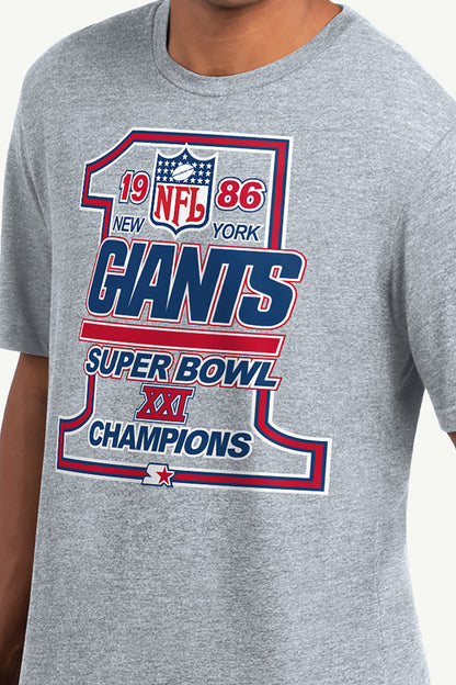 MENS NEW YORK GIANTS 40TH ANNIVERSARY T SHIRT - Multi