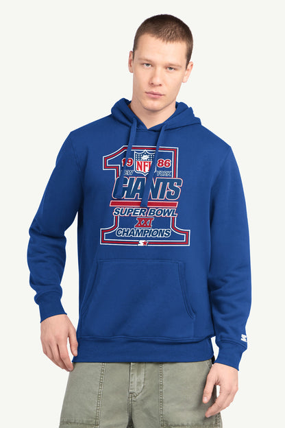 MENS NEW YORK GIANTS 40TH ANNIVERSARY HOODIE - Multi