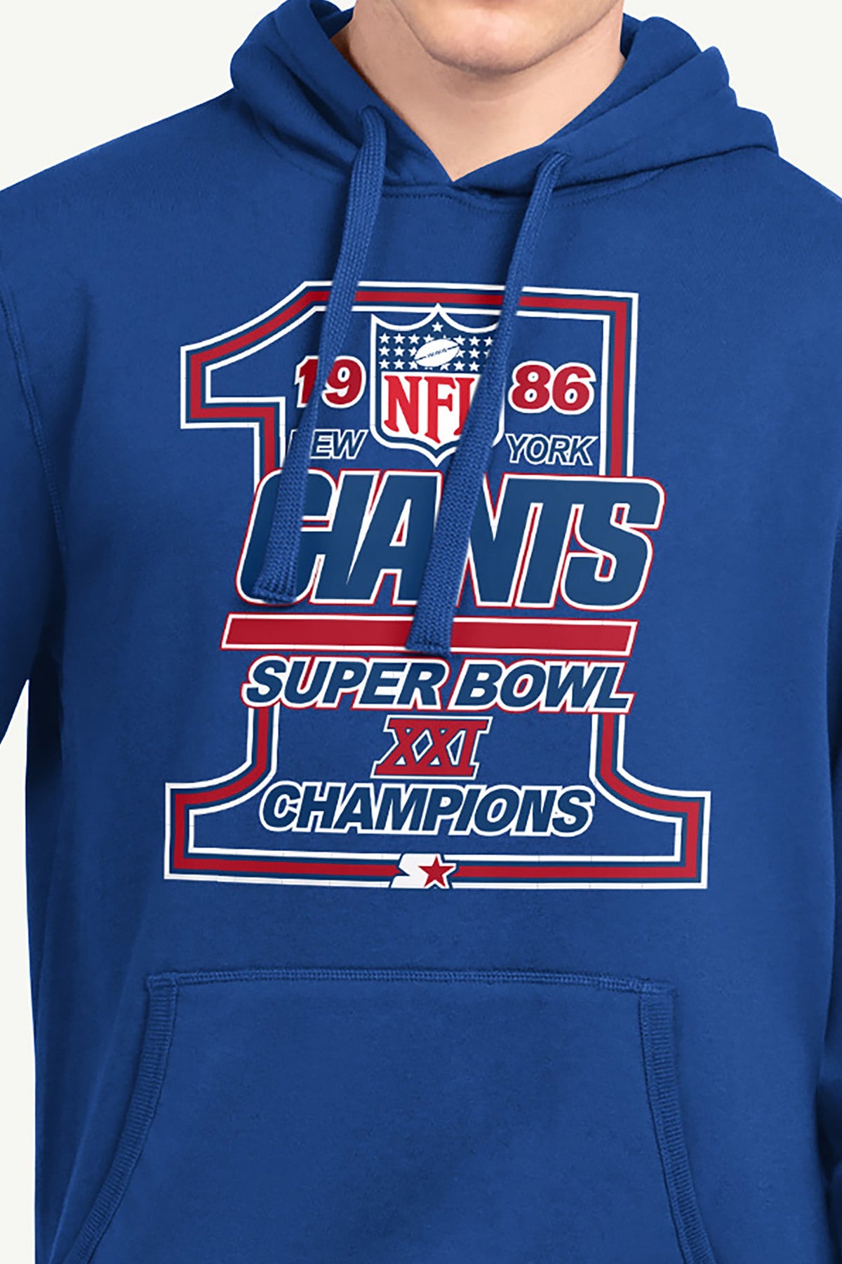 MENS NEW YORK GIANTS 40TH ANNIVERSARY HOODIE - Multi