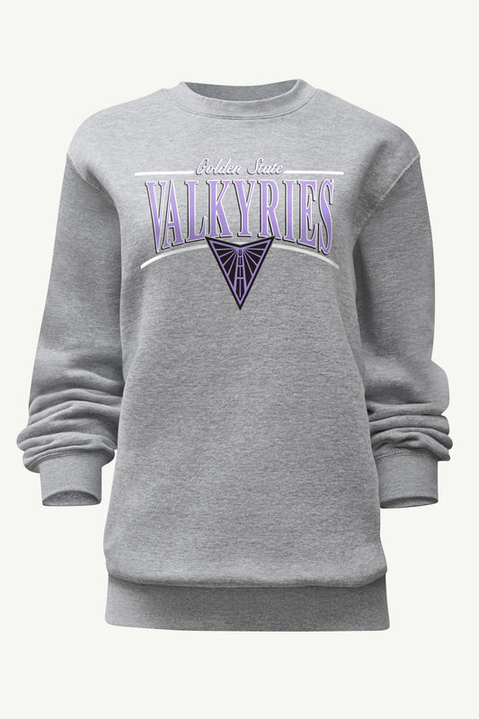 WOMENS WNBA GOLDEN STATE VALKYRIES ARCH SWEATSHIRT - Grey