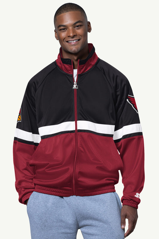 MENS ARIZONA CARDINALS VETERAN TRACK JACKET - Starter