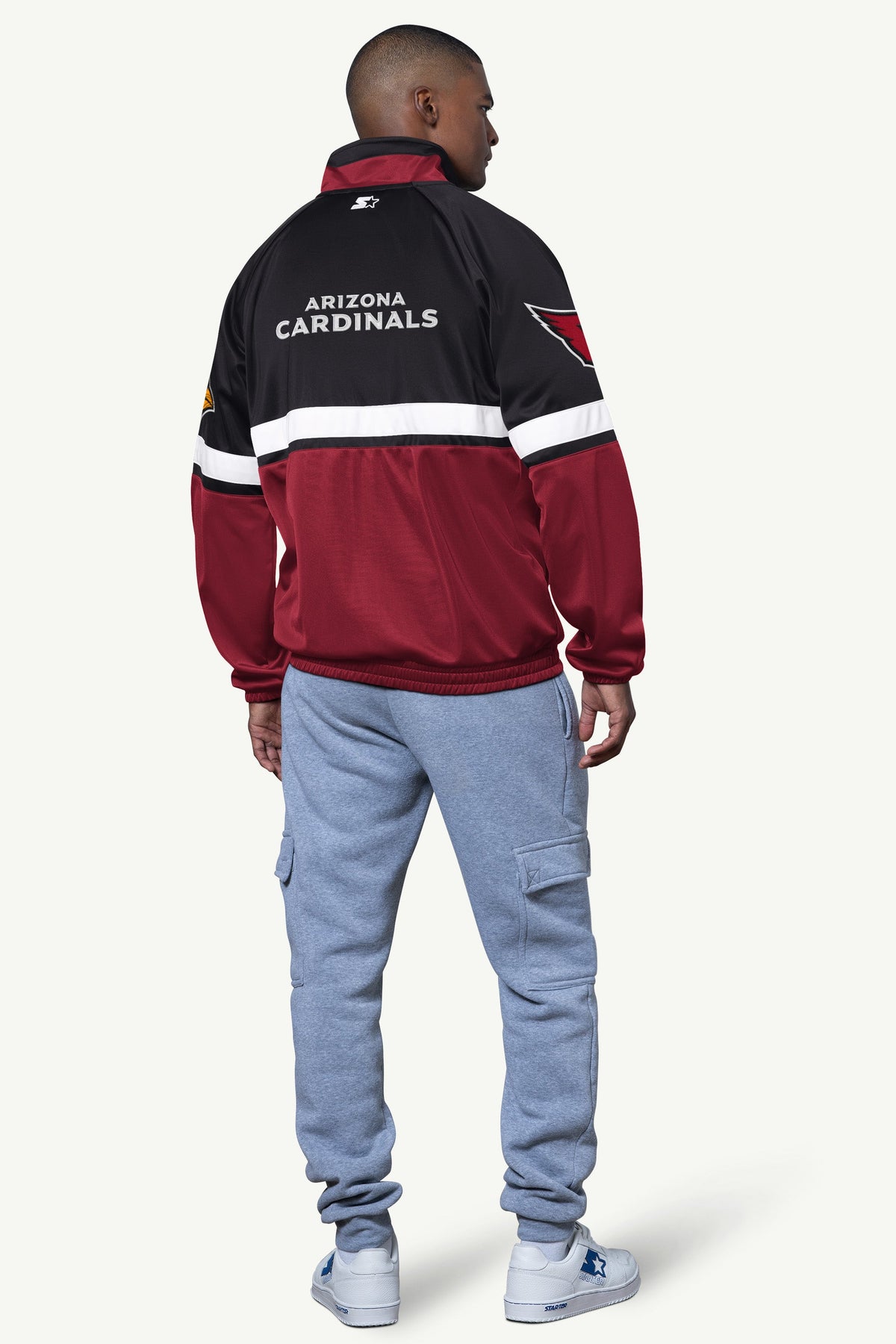 MENS ARIZONA CARDINALS VETERAN TRACK JACKET - Starter