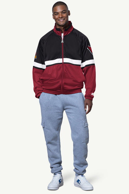 MENS ARIZONA CARDINALS VETERAN TRACK JACKET - Starter