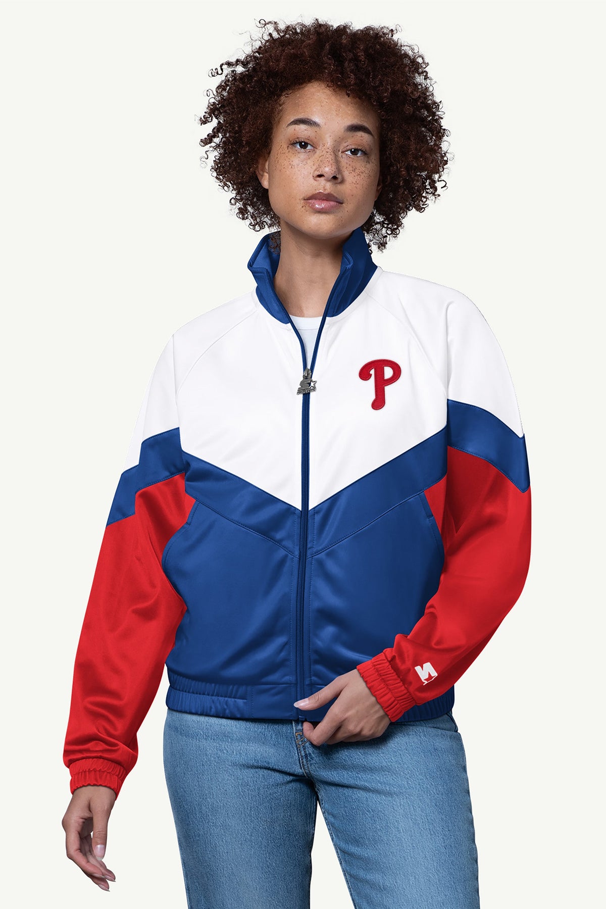 WOMENS PHILADELPHIA PHILLIES TEAMWORK TRACK JACKET - Starter