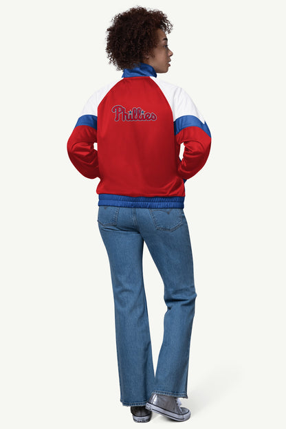 WOMENS PHILADELPHIA PHILLIES TEAMWORK TRACK JACKET - Starter