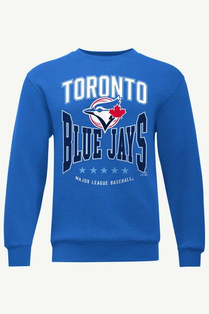 MENS TORONTO BLUE JAYS CENTER SQUEEZE SWEATSHIRT - Royal