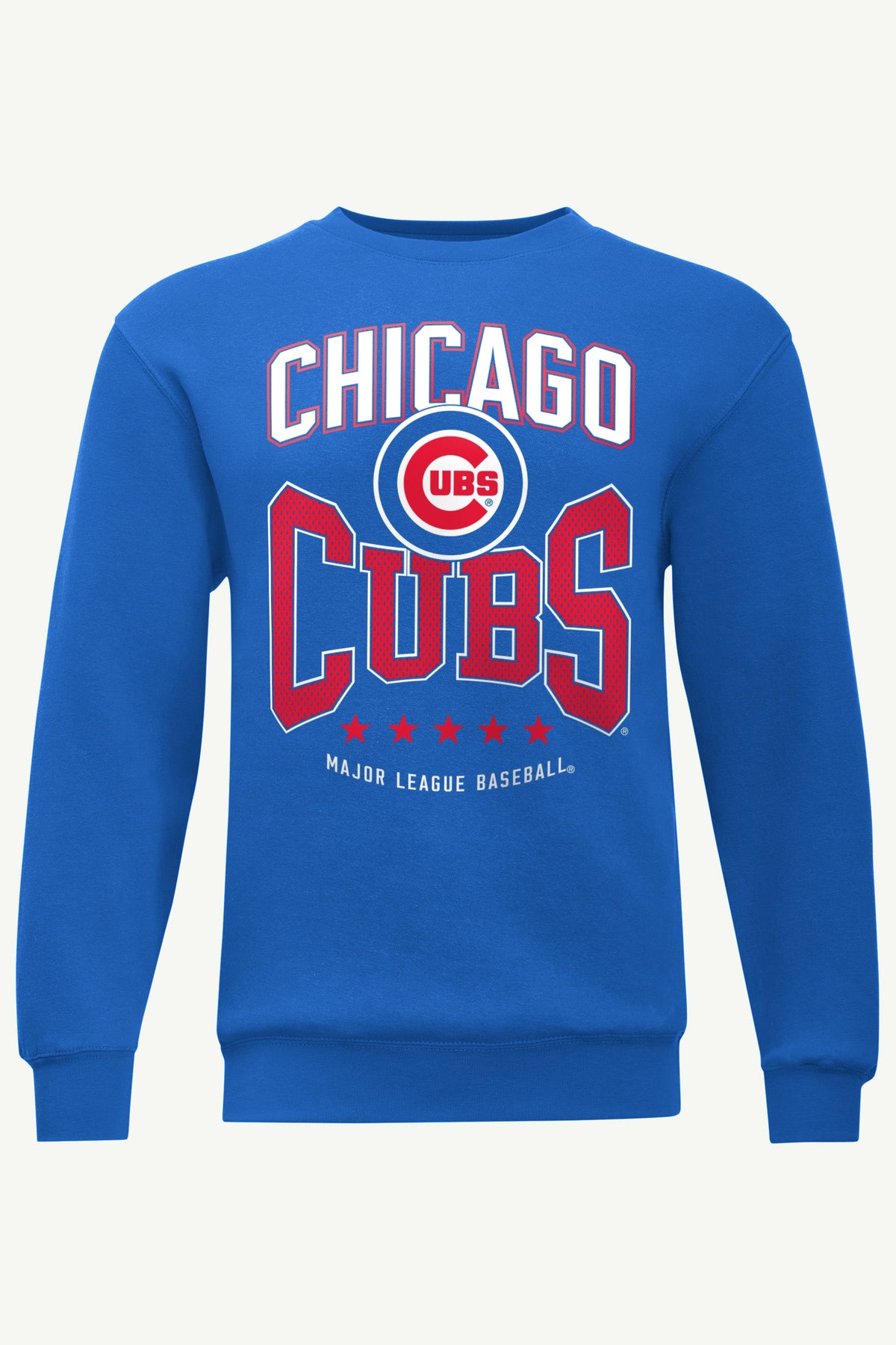 MENS CHICAGO CUBS CENTER SQUEEZE SWEATSHIRT - Royal