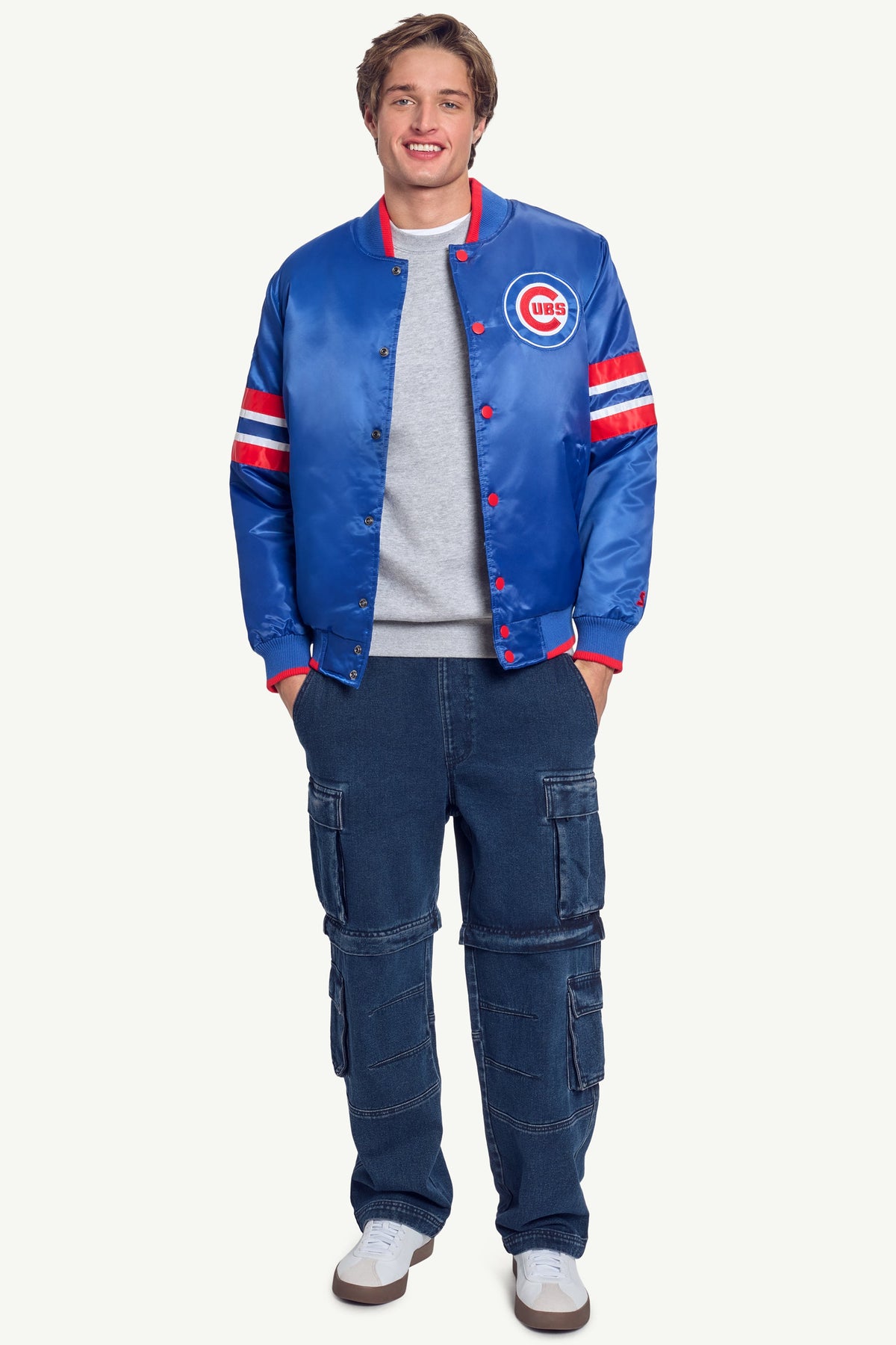 MENS CHICAGO CUBS SATIN JACKET - Starter