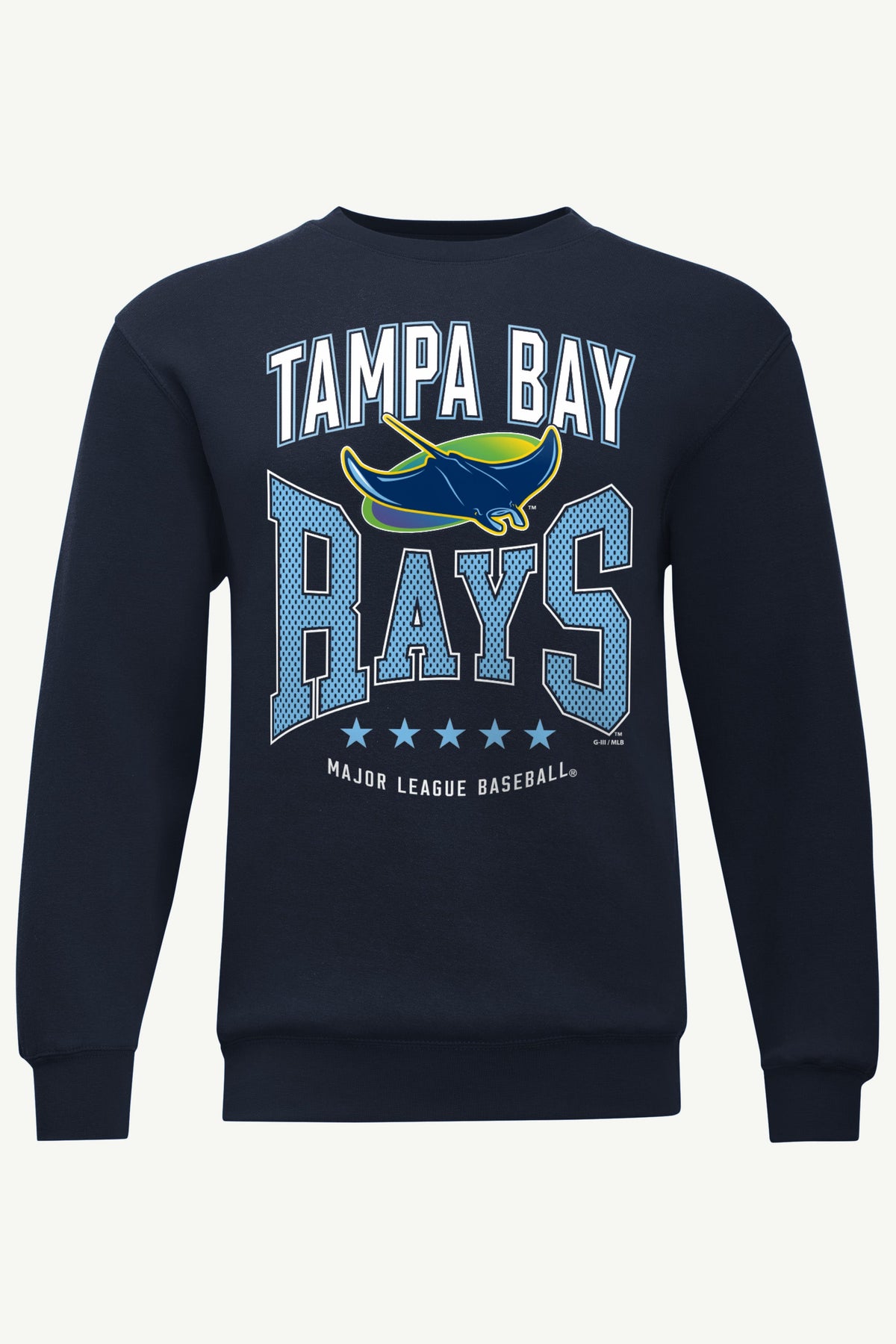 MENS TAMPA BAY RAYS CENTER SQUEEZE SWEATSHIRT - Black