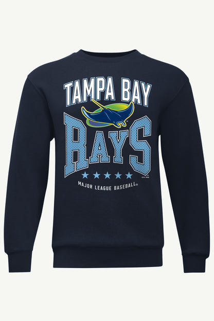 MENS TAMPA BAY RAYS CENTER SQUEEZE SWEATSHIRT - Black